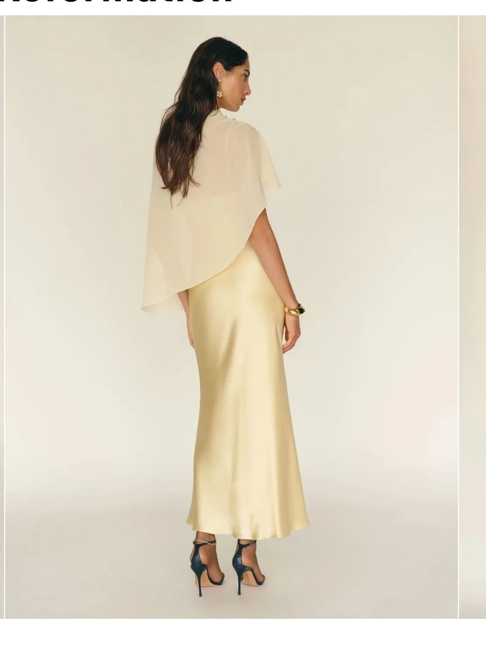 Reformation Lilibeth Silk Dress - Picture 2 of 3